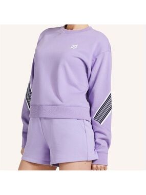 PELOTON Sport Pullover Sweatshirt in Light Purple - L